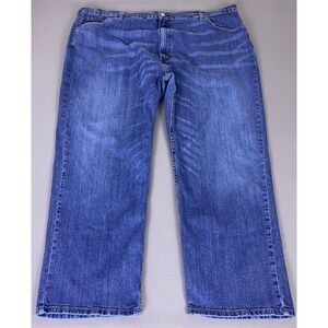 Levis 559 Relaxed Straight Jeans Mens 50x30 (Fit 42x30) Blue Medium Wash Stretch